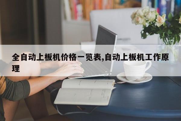 全自动上板机价格一览表,自动上板机工作原理